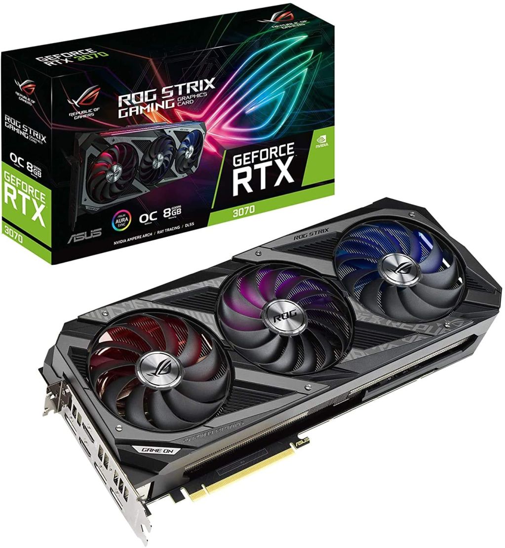 ASUS GeForce RTX™ 3070 ROG Strix Gaming OC 8GB GDDR6 (no LHR)