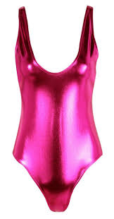 Miami Metallic Scoop Pink Swimsuit