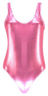 Palma Pink Metalic Scoop Back Swimsuit