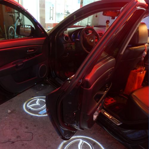 Car Door Logo Decoration 3D LED Light Projector (Welcome Lighting)