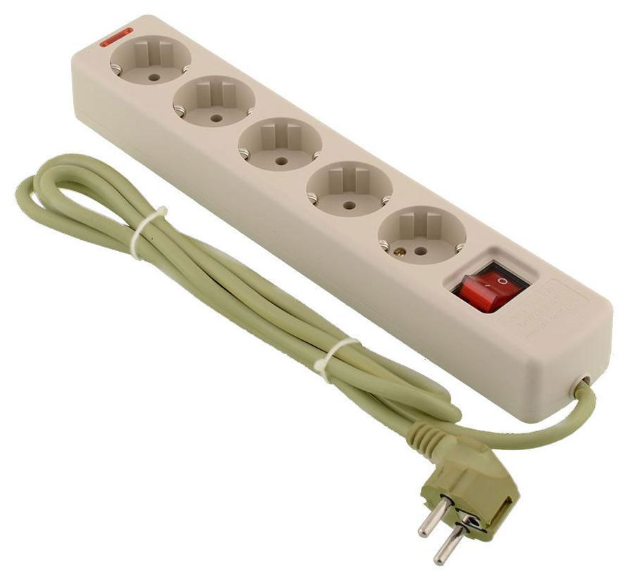 GSM Bug 5 Way Socket Power Strip