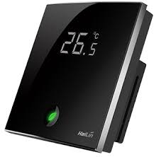 Touch Screen LCD WiFi Smart Thermostat for Electric (Floor) Heating (16 A) controlled by Android and iOS Smartphone App