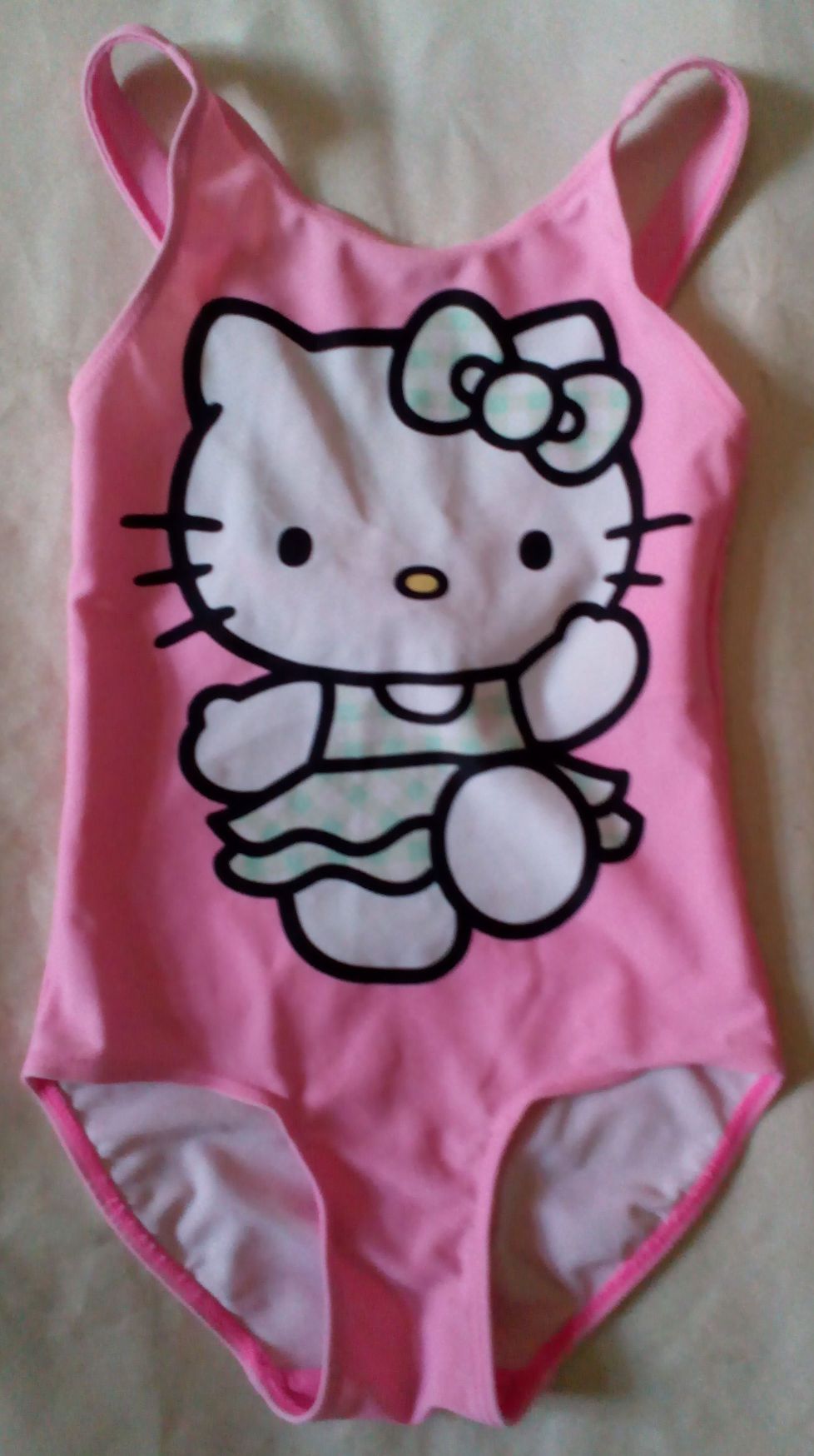 Hello Kitty Pink X-Back Girls Swimsuit