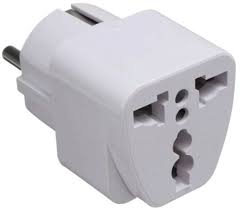 UK/US/AU to EU AC Power Plug Converter Travel Adapter